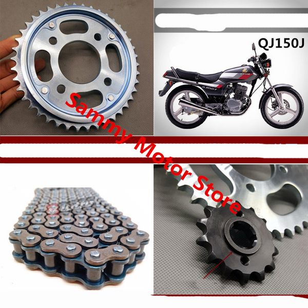 qianjiang cbt125 cm125 qj150j 428-122 roller motorcycle chain with 38t/42t 15t front rear sprockets
qianjiang cbt125 cm125 qj150j 428-122 roller motorcycle chain with 38t/42t 15t front rear sprockets