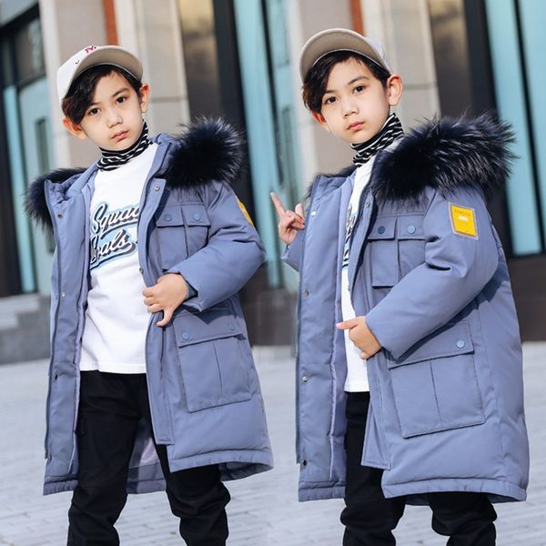 children outerwear winter jackets toddler thickening down coats baby boy big raccon fur clothes snowsuit parkas, Blue;gray
children outerwear winter jackets toddler thickening down coats baby boy big raccon fur clothes snowsuit parkas, Blue;gray