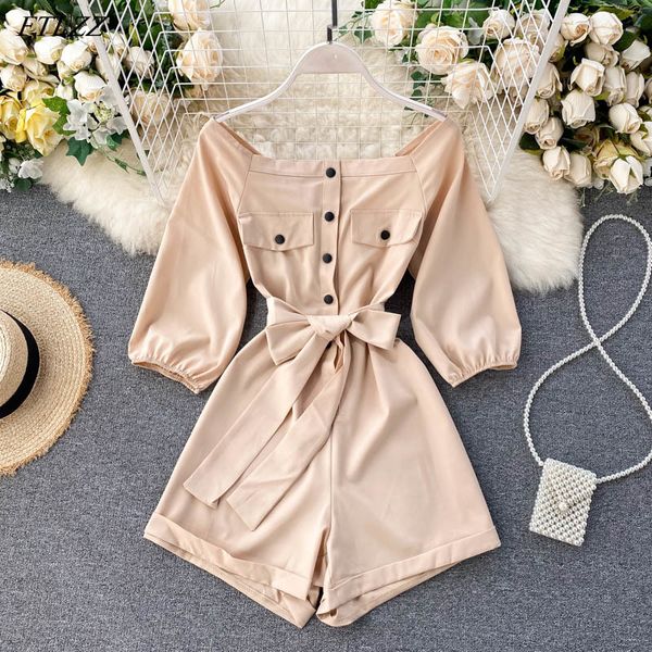 ftlzz new summer casual pocket single breasted sashes jumpsuits elegant women jumpsuits, Black;white
ftlzz new summer casual pocket single breasted sashes jumpsuits elegant women jumpsuits, Black;white