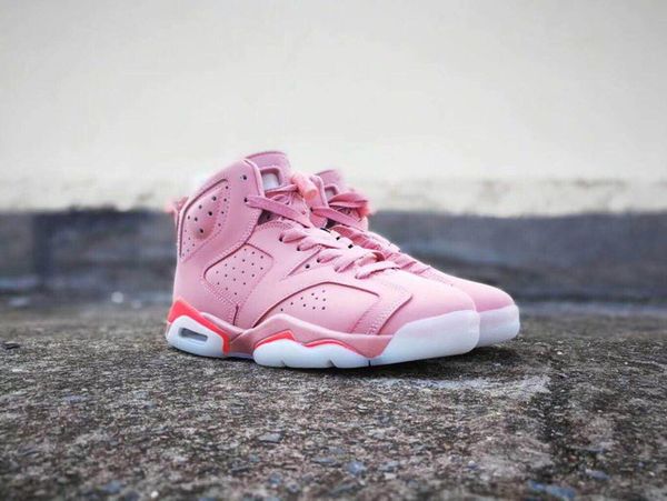aleali may x 6 millennial pink women basketball shoes fashion 6s rust pink infrared basket ball designer sports trainers with box
aleali may x 6 millennial pink women basketball shoes fashion 6s rust pink infrared basket ball designer sports trainers with box