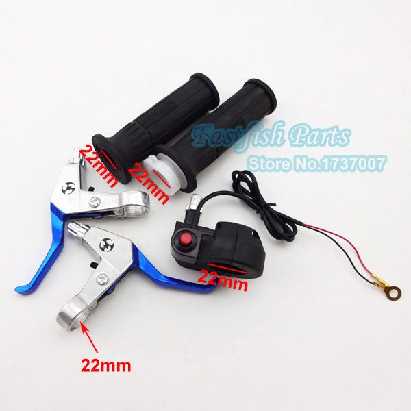 alloy brake levers & twist throttle hand grips & kill sswitch set for mini pocket bike pit dirt chinese bike parts
alloy brake levers & twist throttle hand grips & kill sswitch set for mini pocket bike pit dirt chinese bike parts