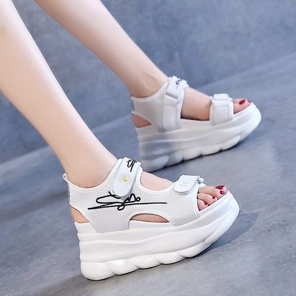 бежевый сандалии комфорт обувь для женщин клин espadrilles платформа летней обуви на каблуках кексы 2020 женская all-match, Black 
бежевый сандалии комфорт обувь для женщин клин espadrilles платформа летней обуви на каблуках кексы 2020 женская all-match, Black