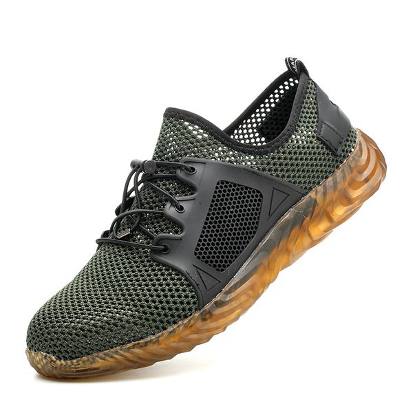 breathable safety shoes men lightweight work shoes steel toe soft bottom puncture-proof safety work boots for men, Black
breathable safety shoes men lightweight work shoes steel toe soft bottom puncture-proof safety work boots for men, Black