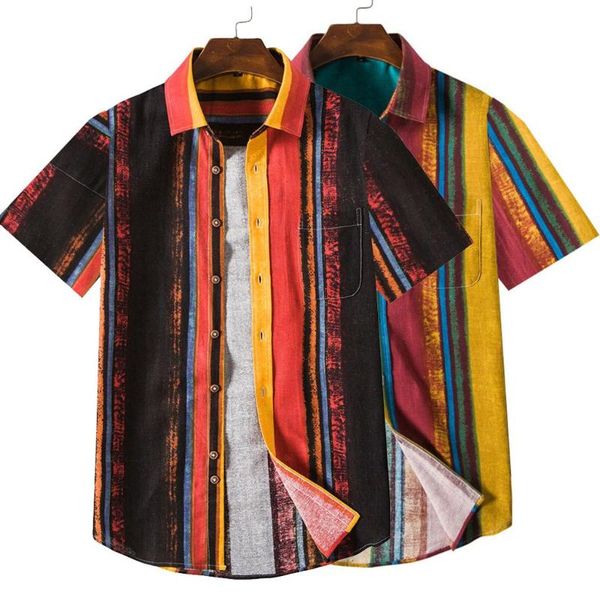 men's casual shirts mens summer cotton linen short sleeve printed hawaiian shirt blouse turn down collar beachwear for men male, White;black
men's casual shirts mens summer cotton linen short sleeve printed hawaiian shirt blouse turn down collar beachwear for men male, White;black