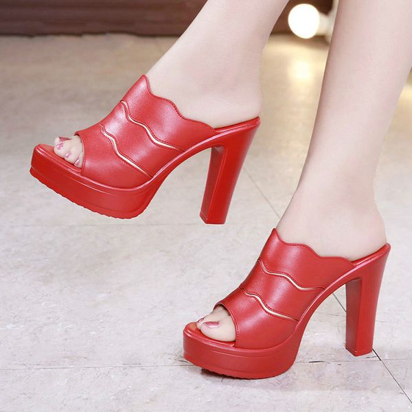 jx466 shoes women sandals summer plus size 35-43 10cm super high heel sandals slippers fish mouth toe platform high heel, Black
jx466 shoes women sandals summer plus size 35-43 10cm super high heel sandals slippers fish mouth toe platform high heel, Black
