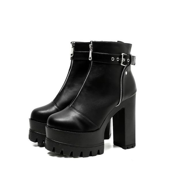 ultra high platform heels women ankle boots black female high heels leather shoes round toe ladies party shoe spring 2020
ultra high platform heels women ankle boots black female high heels leather shoes round toe ladies party shoe spring 2020