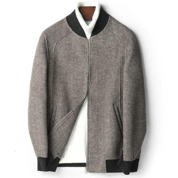yolanfairy autumn winter double sided wool coat warm real wool baseball jacket 2020 qulality abrigo hombre d-04-1951 mf634, Black
yolanfairy autumn winter double sided wool coat warm real wool baseball jacket 2020 qulality abrigo hombre d-04-1951 mf634, Black