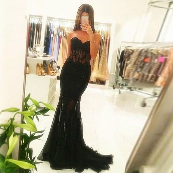 see through 2020 prom dresses mermaid sweetheart tulle lace beaded party maxys long prom gown evening dresses robe de soiree, Black;red
see through 2020 prom dresses mermaid sweetheart tulle lace beaded party maxys long prom gown evening dresses robe de soiree, Black;red