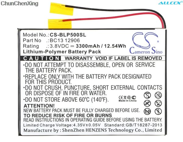 cameron sino 3300mah battery bc13 12906 for blu p50, touchbook 7.0 lte
cameron sino 3300mah battery bc13 12906 for blu p50, touchbook 7.0 lte