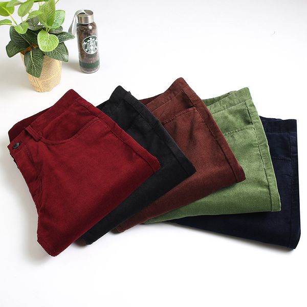 2019 new arrival fashion thick warm men corduroy trousers elastic straight tube loose casual full length plus size 28-38, Black
2019 new arrival fashion thick warm men corduroy trousers elastic straight tube loose casual full length plus size 28-38, Black