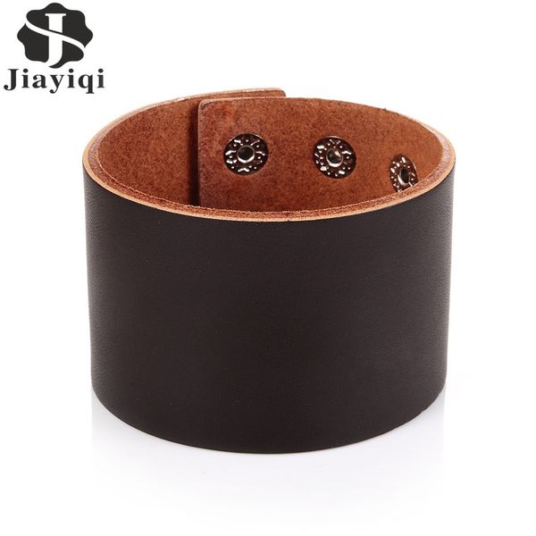 jiayiqi fashion men wide genuine leather bracelet brown cuff bracelets & bangles wristband vintage punk women men jewelry, Red;blue
jiayiqi fashion men wide genuine leather bracelet brown cuff bracelets & bangles wristband vintage punk women men jewelry, Red;blue