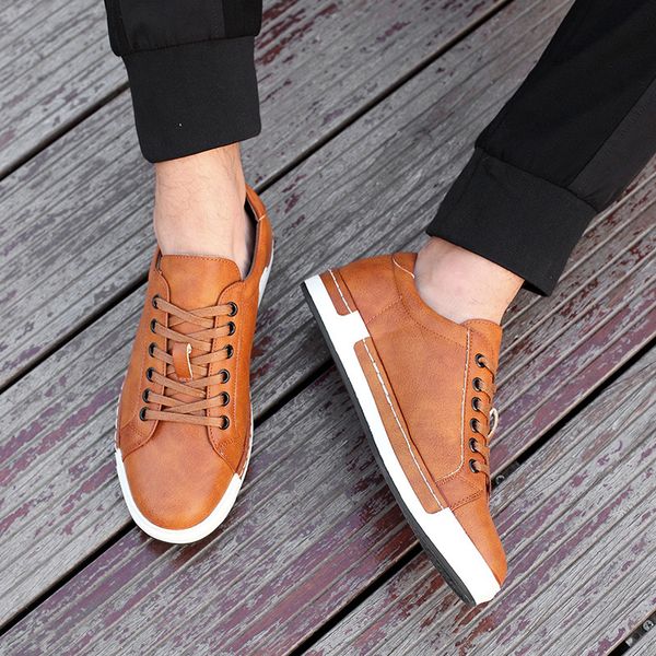 mens style shoes fashion breathable lace-up simple pu leather men casual shoes waterproof comfortable plus size sneakers loafers, Black
mens style shoes fashion breathable lace-up simple pu leather men casual shoes waterproof comfortable plus size sneakers loafers, Black
