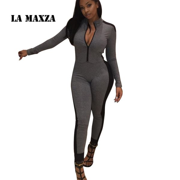 skinny casual rompers women jumpsuit v neck body mujer long sleeve playsuit women, Black;white
skinny casual rompers women jumpsuit v neck body mujer long sleeve playsuit women, Black;white