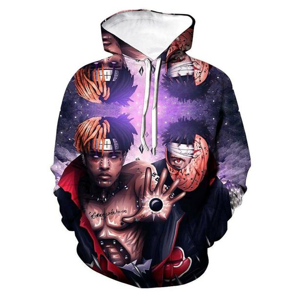 2019 fashion xxxtentacion revenge 3d hoodie hip hop memorial bad vibes forever sweatshirt sweatshirt pullover sweater coat a578, Black
2019 fashion xxxtentacion revenge 3d hoodie hip hop memorial bad vibes forever sweatshirt sweatshirt pullover sweater coat a578, Black