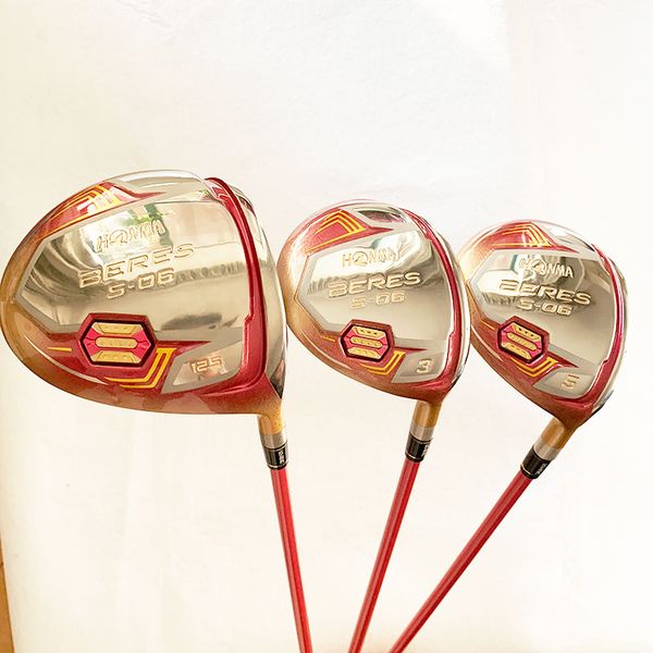 new womens golf clubs honma s-06 4 star driver 3/5 fairway wood graphite golf shaft cover golf wood set ing
new womens golf clubs honma s-06 4 star driver 3/5 fairway wood graphite golf shaft cover golf wood set ing
