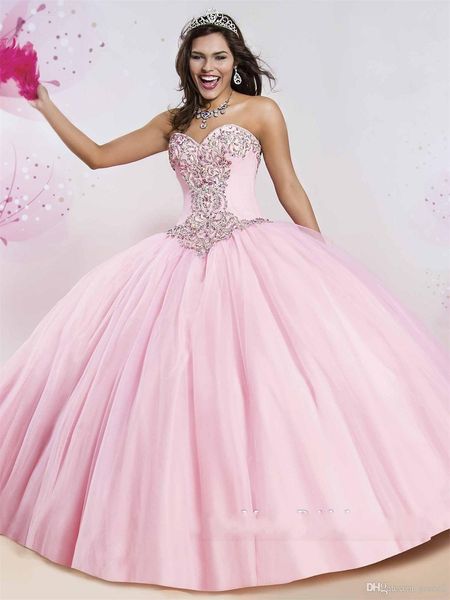 sweetheart neckline glitter ball gown quinceanera dresse rhinestones crystals bodice and sheer bolero beadedtulle pink quinceanera dresses, Blue;red
sweetheart neckline glitter ball gown quinceanera dresse rhinestones crystals bodice and sheer bolero beadedtulle pink quinceanera dresses, Blue;red