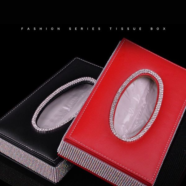 1pc vehicle-mounted leather tissue box holder for car diamante paper napkin box tissue car holder toilet paper
1pc vehicle-mounted leather tissue box holder for car diamante paper napkin box tissue car holder toilet paper