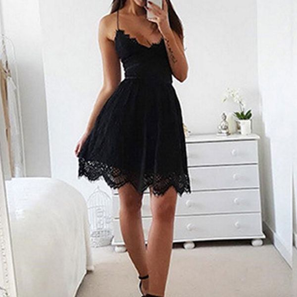 женщины лето v-образным вырезом бретельках платье lace backless party club пляж платья jl, Black;gray
женщины лето v-образным вырезом бретельках платье lace backless party club пляж платья jl, Black;gray