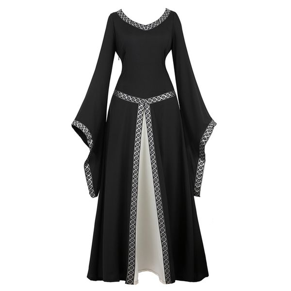 womens deluxe medieval victorian costume renaissance medieval dress costumes irish over cosplay retro gown fancy long dress, Black;red
womens deluxe medieval victorian costume renaissance medieval dress costumes irish over cosplay retro gown fancy long dress, Black;red