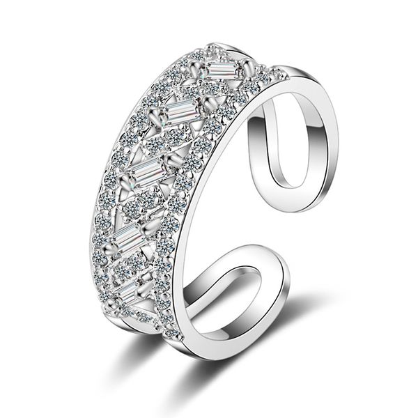 cluster rings charming resizable 925 sterling silver for women romantic ladies wedding party ring jewelry female gifts, Golden;silver
cluster rings charming resizable 925 sterling silver for women romantic ladies wedding party ring jewelry female gifts, Golden;silver