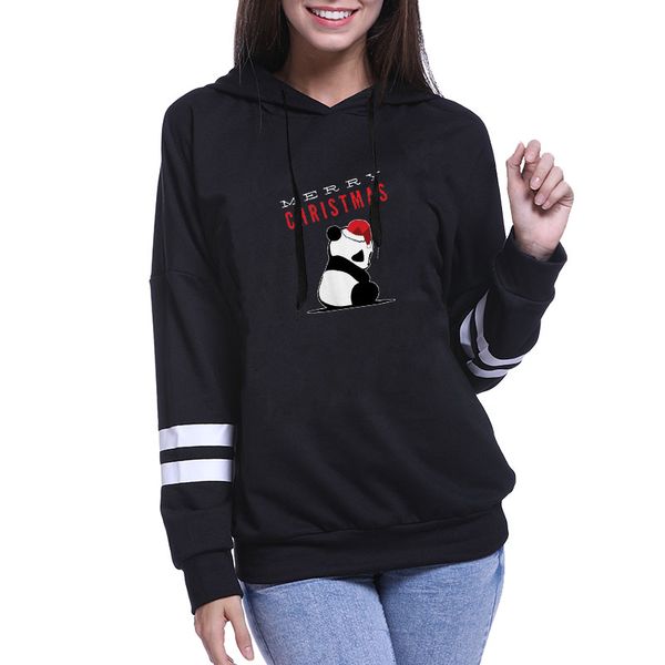 merry christmas panda girl hooded sweatshirt kawaii women striped full sleeve hoodie female pullovers, Black
merry christmas panda girl hooded sweatshirt kawaii women striped full sleeve hoodie female pullovers, Black