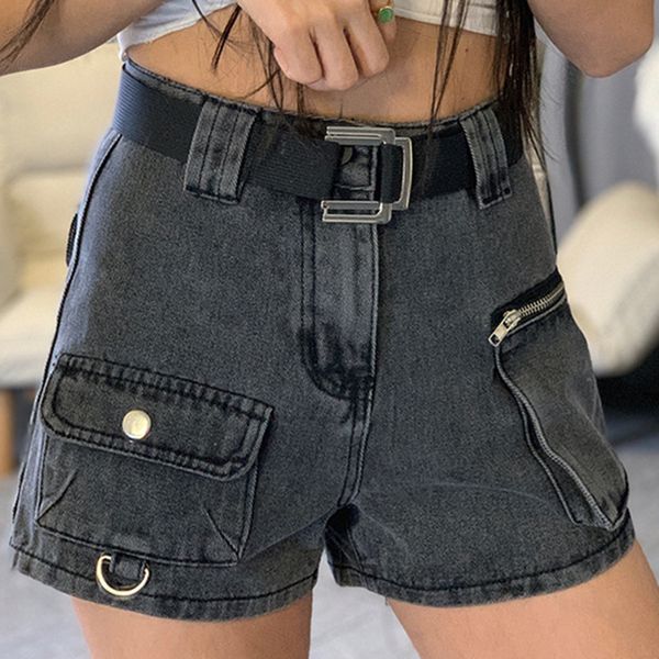 new high waist shorts jeans women big pocket jeans denim casual fashion summer women fashion loose pants, Blue
new high waist shorts jeans women big pocket jeans denim casual fashion summer women fashion loose pants, Blue