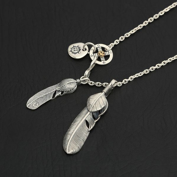 s925 silver vintage taijiao chain eagle claw takahashi goro set chain feather silver necklace women men sweater
s925 silver vintage taijiao chain eagle claw takahashi goro set chain feather silver necklace women men sweater
