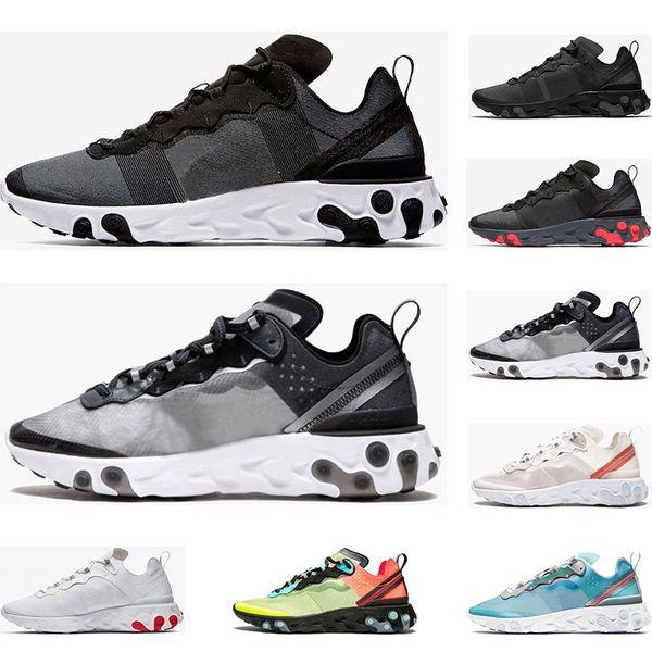 2019 react element 55 87 running shoes for mens womens white black royal tint blue desert sand mens trainers sports sneaker size 36-45
2019 react element 55 87 running shoes for mens womens white black royal tint blue desert sand mens trainers sports sneaker size 36-45