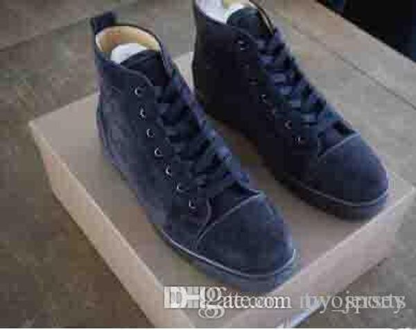 2018 classic suede sneakers red bottom shoes men orlato flat veau velours gray men sneakers brand design wholesale sale, Black
2018 classic suede sneakers red bottom shoes men orlato flat veau velours gray men sneakers brand design wholesale sale, Black