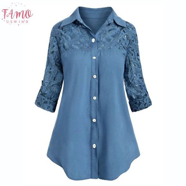5xl women turn down collar tunic blouse ladies large solid size button lace turn down collar long sleeve shirt big size blouse, White
5xl women turn down collar tunic blouse ladies large solid size button lace turn down collar long sleeve shirt big size blouse, White