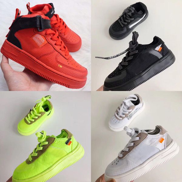 forced 1 low kids running shoes off infant toddler one white green orange children chaussures pour enfants boy girls sports sneakers 22-35, Black
forced 1 low kids running shoes off infant toddler one white green orange children chaussures pour enfants boy girls sports sneakers 22-35, Black