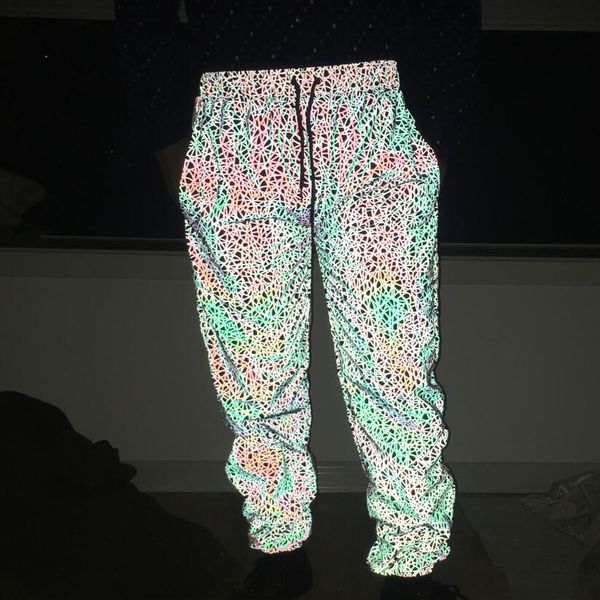 colorful nigh light men joggers pants reflective striped hip hop streetwear trousers casual outwear clothing sweatpants, Black
colorful nigh light men joggers pants reflective striped hip hop streetwear trousers casual outwear clothing sweatpants, Black