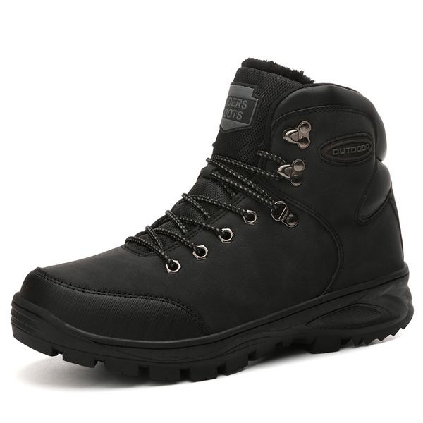 winter warm men shoes warm fur plus men snow boots handmade waterproof work safety boot mans footwear botas hombre, Black
winter warm men shoes warm fur plus men snow boots handmade waterproof work safety boot mans footwear botas hombre, Black