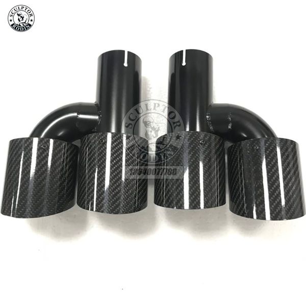 dual carbon fiber + stainless steel burnt black universal auto ak exhaust tip double end pipe for benz vw golf 2 pcs
dual carbon fiber + stainless steel burnt black universal auto ak exhaust tip double end pipe for benz vw golf 2 pcs