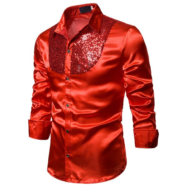 adisputent men's stage dance nightclub graduation set luxury sequin dress long-sleeved shirt silk shiny nightclub, White;black
adisputent men's stage dance nightclub graduation set luxury sequin dress long-sleeved shirt silk shiny nightclub, White;black
