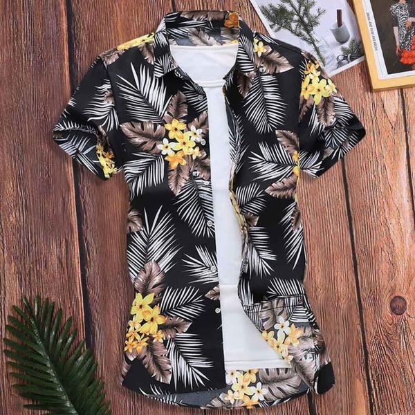 fashion men slim loose hawaii short sleeve printed turn-down collar masculina short sleeve for men holiday beach shirts, White;black
fashion men slim loose hawaii short sleeve printed turn-down collar masculina short sleeve for men holiday beach shirts, White;black