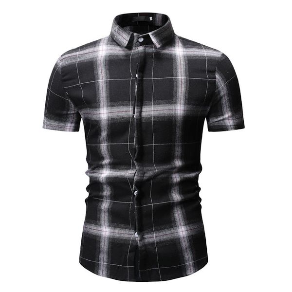 mens summer shirts short sleeve dress shirt plaid summer male clothing plus size -3xl 2019 wholesale, White;black
mens summer shirts short sleeve dress shirt plaid summer male clothing plus size -3xl 2019 wholesale, White;black