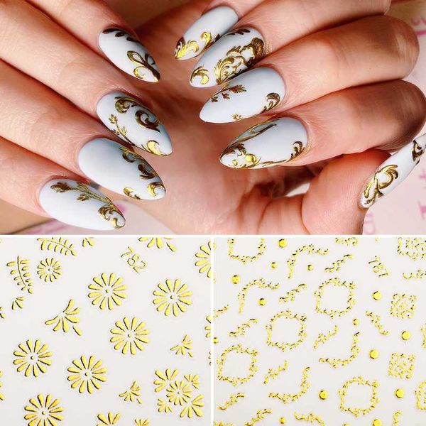 1 sheet metal nail sticker 3d leaf flower designs nail art accessories transfer stickers decals decoration diy tips papers, Black
1 sheet metal nail sticker 3d leaf flower designs nail art accessories transfer stickers decals decoration diy tips papers, Black