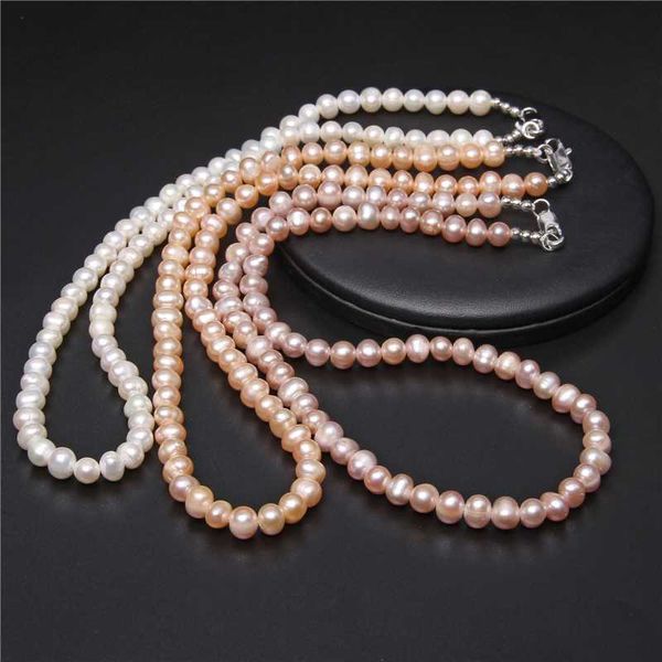 chains elegant oblate natural pearls necklace fine jewelry baroque freshwater beaded chain for women gifts chocker wedding, Silver
chains elegant oblate natural pearls necklace fine jewelry baroque freshwater beaded chain for women gifts chocker wedding, Silver