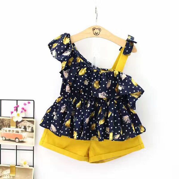 2018 girls summer clothing sets baby girls fashion clothes 2 pieces set halter +shorts casual clothes 2 3 4 5 6 7 8 years y190518, White
2018 girls summer clothing sets baby girls fashion clothes 2 pieces set halter +shorts casual clothes 2 3 4 5 6 7 8 years y190518, White