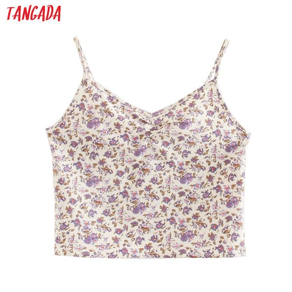 tangada women floral lavender v neck camis spaghetti strap sleeveless backless short blouses shirts female casual 3l44, White
tangada women floral lavender v neck camis spaghetti strap sleeveless backless short blouses shirts female casual 3l44, White