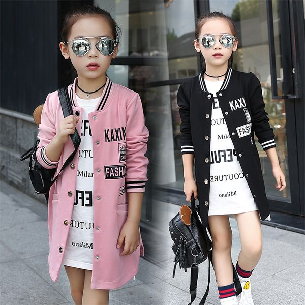 children clothing 2019 new girls spring autumn berber fleece long letters printed big kids outerwear child casual baseball coat, Blue;gray
children clothing 2019 new girls spring autumn berber fleece long letters printed big kids outerwear child casual baseball coat, Blue;gray