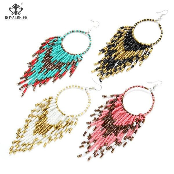 dangle & chandelier royalbeier handmade bohemian multicolor beads tassel earrings boho ear vintage jewelry for women long big statement, Silver
dangle & chandelier royalbeier handmade bohemian multicolor beads tassel earrings boho ear vintage jewelry for women long big statement, Silver