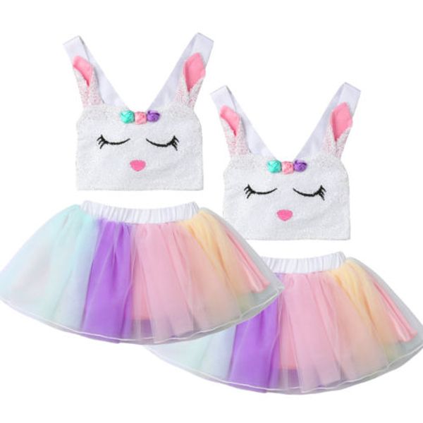 pudcoco us stock baby girls kids cartoon sleeveless rainbow skirt fancy tutu dress cosplay costume dress, White
pudcoco us stock baby girls kids cartoon sleeveless rainbow skirt fancy tutu dress cosplay costume dress, White