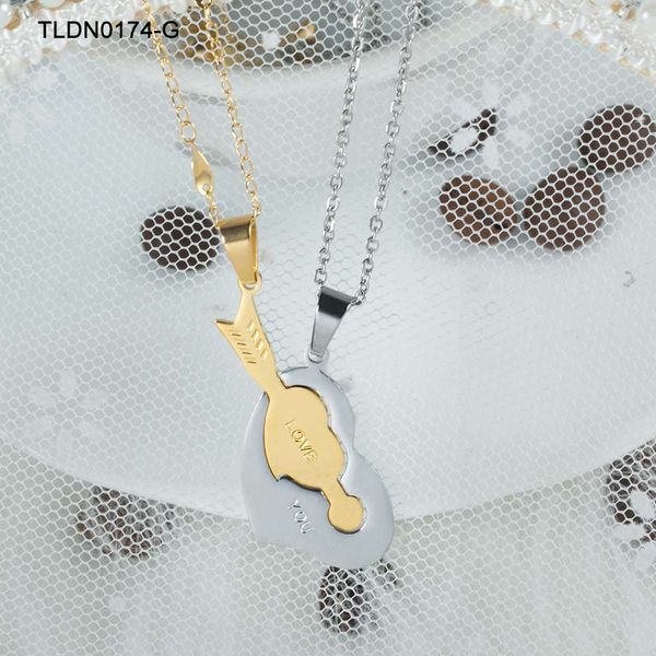 нержавеющая сталь ожерелье пару купидон эрос стрелка форма может быть разделена на два ожерелья любви и стрелы, Silver 
нержавеющая сталь ожерелье пару купидон эрос стрелка форма может быть разделена на два ожерелья любви и стрелы, Silver