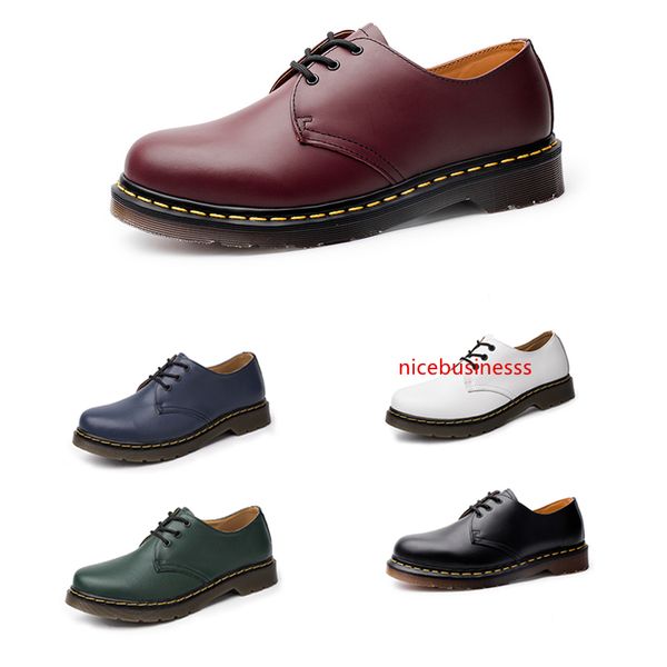 2020 no-brand low-shoes martin for men women boots british tooling style black white red green blue shoes size 38-45
2020 no-brand low-shoes martin for men women boots british tooling style black white red green blue shoes size 38-45