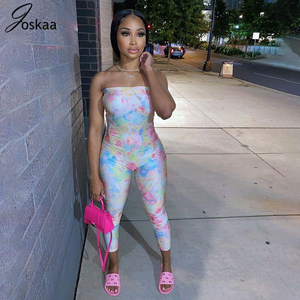 joskaa tie dye print women jumpsuits summer 2020 women clothing club wear one piece outfits strapless bodycon rompers, Black;white
joskaa tie dye print women jumpsuits summer 2020 women clothing club wear one piece outfits strapless bodycon rompers, Black;white