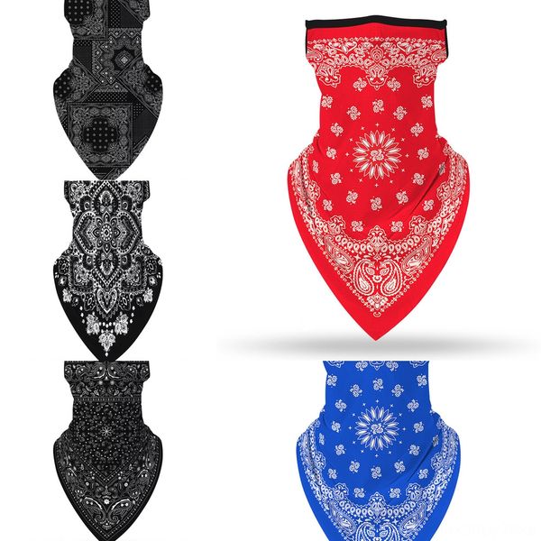 lrqda ледяное лицо солнцезащитный крем треугольник шарф печать езда половина шелковый шарф балаклавы дышащая бандана многофункциональная мас, Black 
lrqda ледяное лицо солнцезащитный крем треугольник шарф печать езда половина шелковый шарф балаклавы дышащая бандана многофункциональная мас, Black