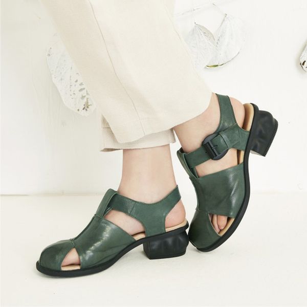 vallu elegant handmade leather women's shoes comfortable mid-heel sandals mori women's casual simple summer 2020 new products, Black
vallu elegant handmade leather women's shoes comfortable mid-heel sandals mori women's casual simple summer 2020 new products, Black
