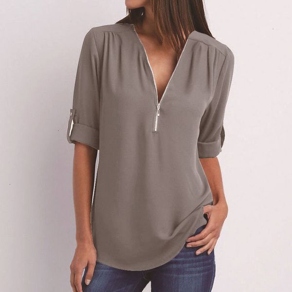 women clothes chiffon blouses chiffon plus size s 5xl womens casual v neck tunic summer womens fashion blouses ropa mujer, White
women clothes chiffon blouses chiffon plus size s 5xl womens casual v neck tunic summer womens fashion blouses ropa mujer, White